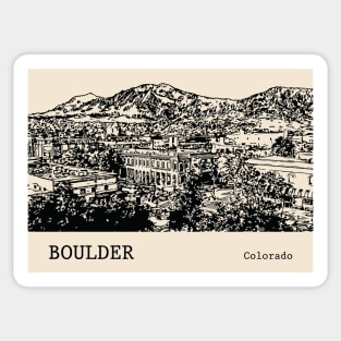 Boulder Colorado Sticker